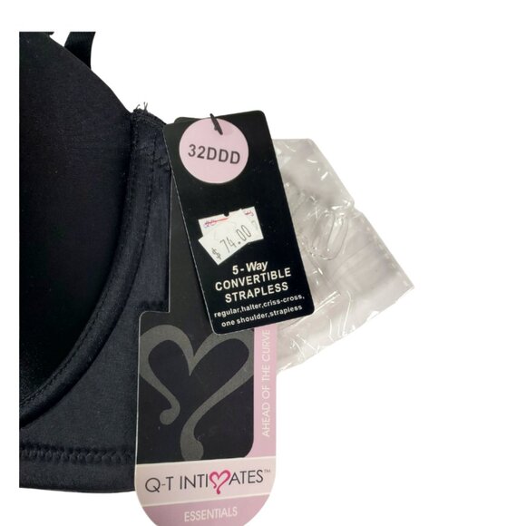 QT Intimates Shape-Holding Bra – Strapless Convertible – Size 32DDD – NWT - Picture 4 of 5